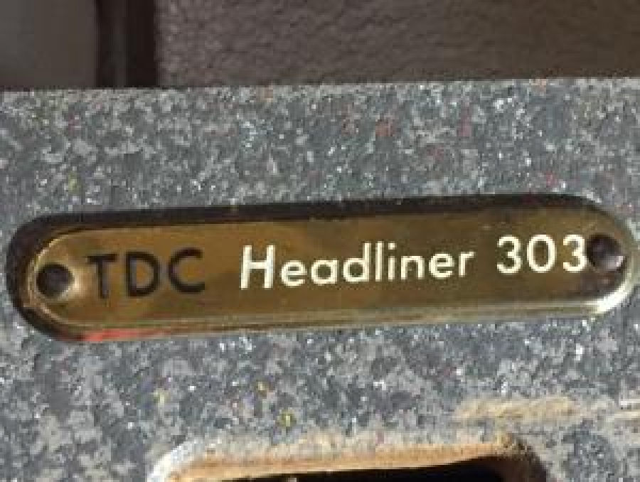 T D C -HEADLİNER 303 KUTULU ELEKTİRİKLİ MEKANİK CALIŞAN SLAYT MAKİNESİ USA