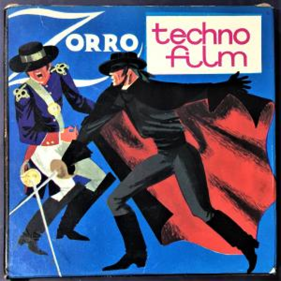 ZORRO SİNEMA 8 MM CİZGİ FİLM KUTUSUNDA ORJİNAL 