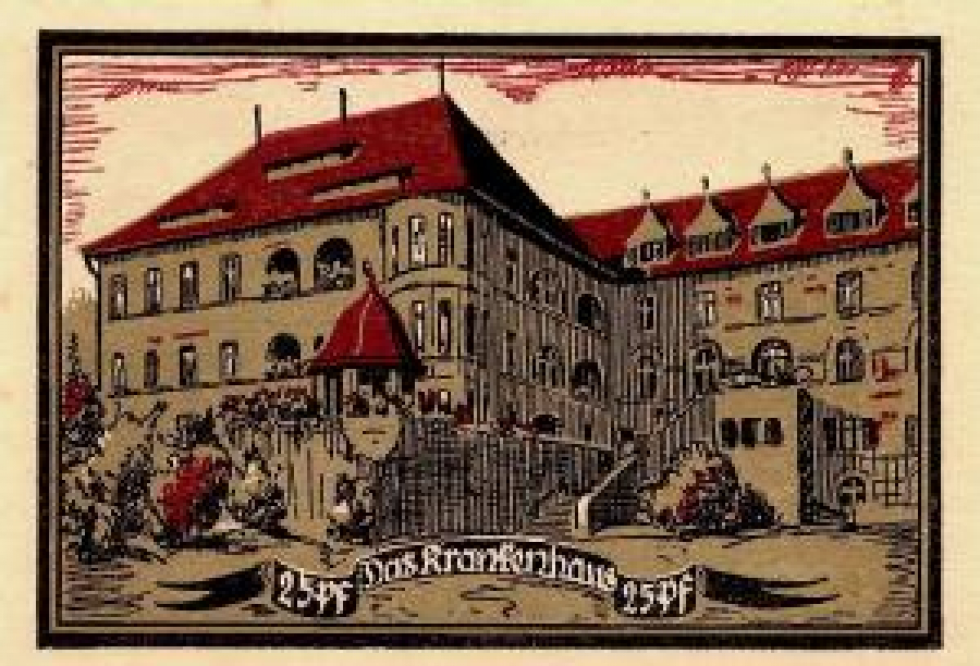 ALMAN NOTGELD KAIT PARA ALMANYA TÜRİNGEN KASABASI 25 PFENNİG 31.07.1921 