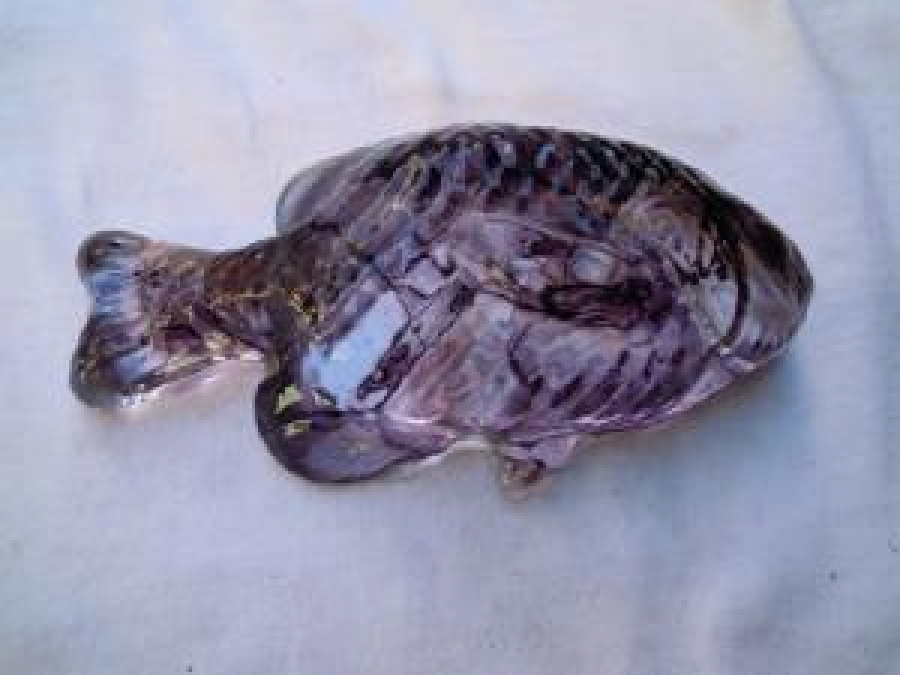 BALIK ŞEKLİNDE CAM KAĞIT AĞIRLIĞI