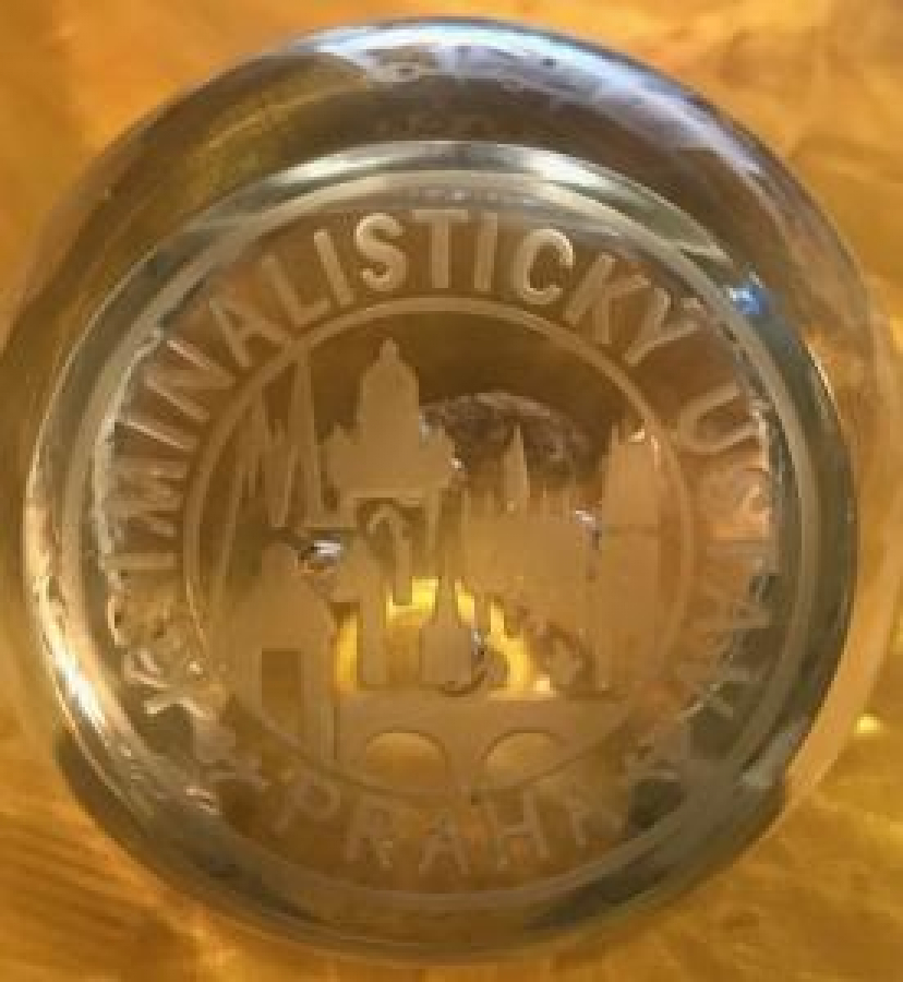 CAM KAĞIT AĞIRLIĞI SVOBODA ART GLASS HAND MADE CZECH REPUBLIC 