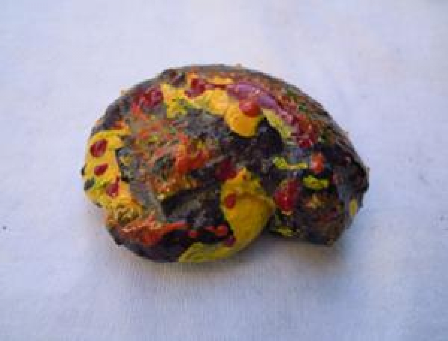 EL BOYAMA DEKORATİF TAŞ KAĞIT AĞIRLIĞI