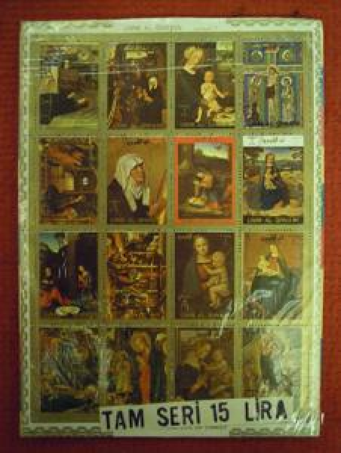 UMM AL QIWAIN FAMOUS PAINTINGS LIFE OF CHRIST TAM SERİ PUL 