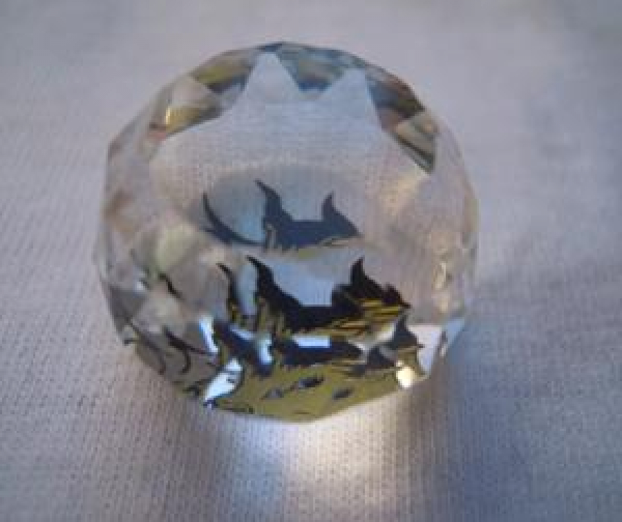 CAM KAĞIT AĞIRLIĞI GEYİK RESİMLİ