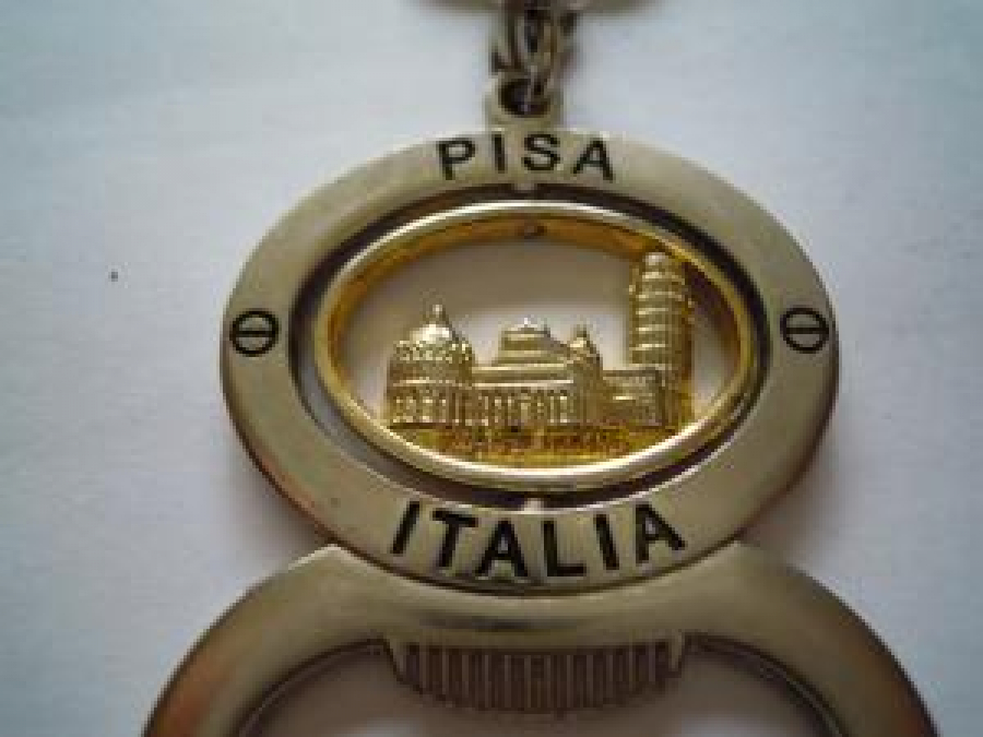 ANAHTARLIK İTALYA PİZZA KULESİ HATIRASI AÇACAK ÖZELLİKLİ 