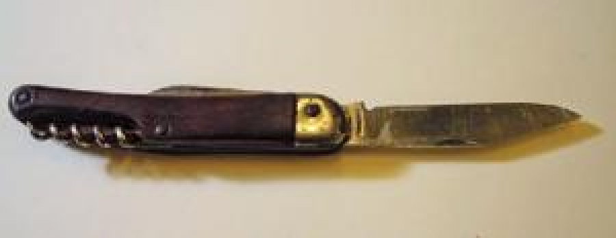 3 UÇLU ÇELİK ABANOZ SAP POSTERE KOLEKSİYON ÇAKI 