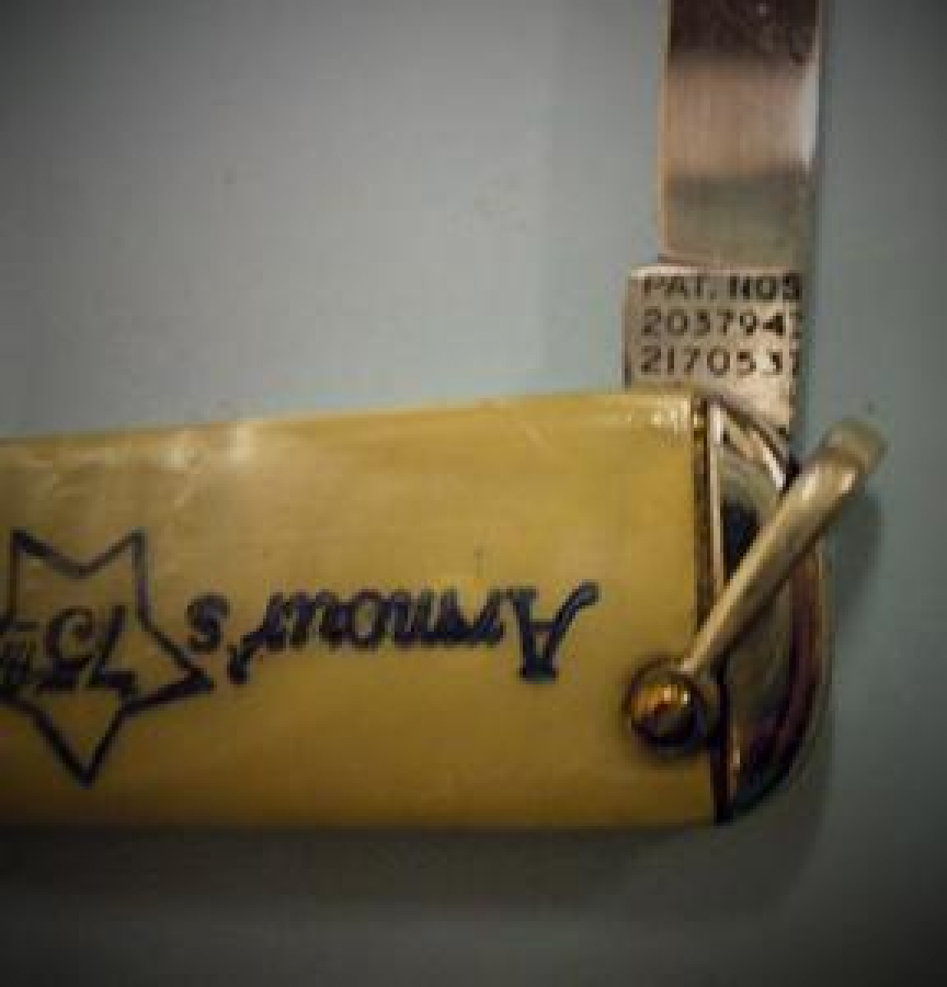 ARMOUR'S 75 ANNİVERSARY PAT.1105 2037943. 2170537SEDEF KAPLAMALI MİNİ ÇAKI 