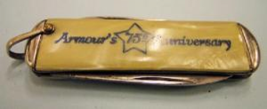 ARMOUR'S 75 ANNİVERSARY PAT.1105 2037943. 2170537SEDEF KAPLAMALI MİNİ ÇAKI 