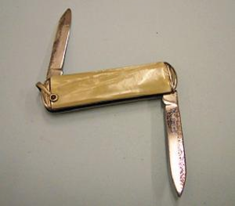 ARMOUR'S 75 ANNİVERSARY PAT.1105 2037943. 2170537SEDEF KAPLAMALI MİNİ ÇAKI 