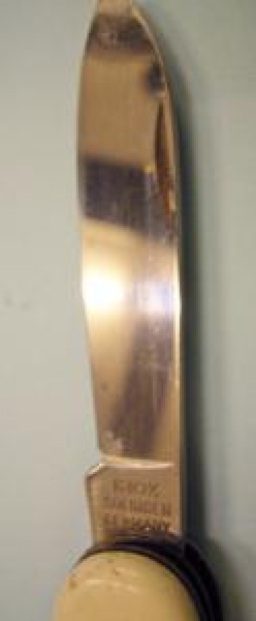 INOX SOLINGEN GERMANY ÇAKI ÇELİK GÖVDE KEMİK KAPLAMA 