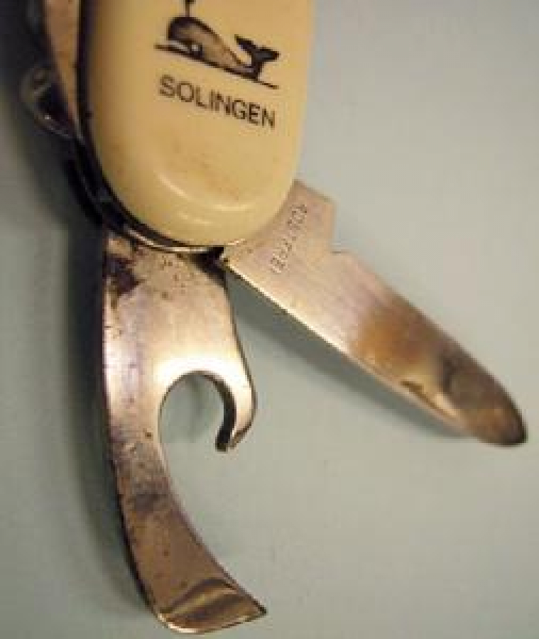 INOX SOLINGEN GERMANY ÇAKI ÇELİK GÖVDE KEMİK KAPLAMA 