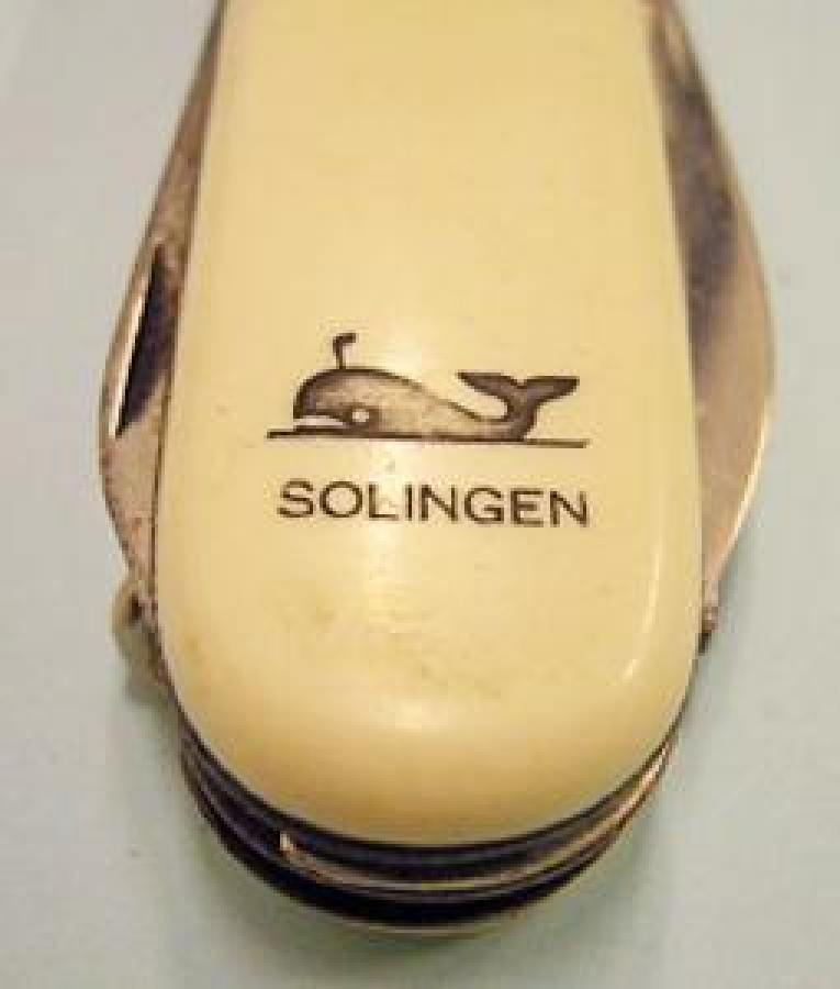 INOX SOLINGEN GERMANY ÇAKI ÇELİK GÖVDE KEMİK KAPLAMA 