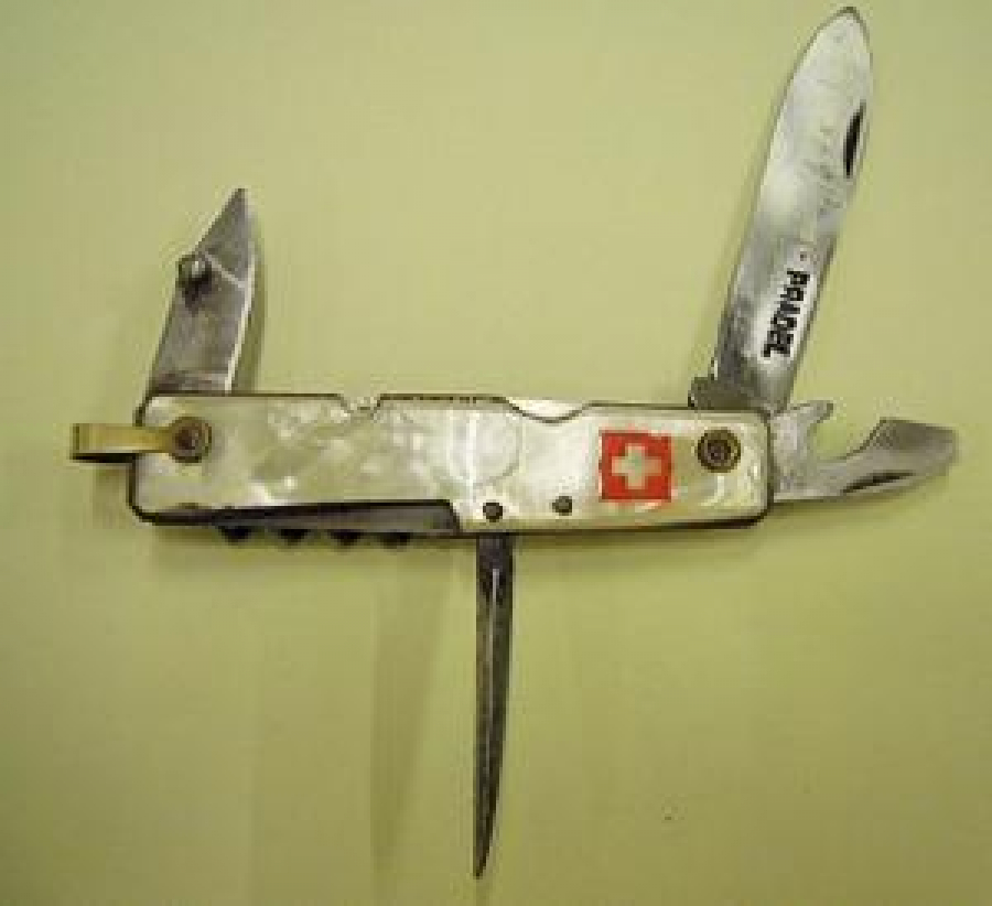 İSVİÇRE 5 UÇLU ÇELİK PASLANMAZ ÇAKI