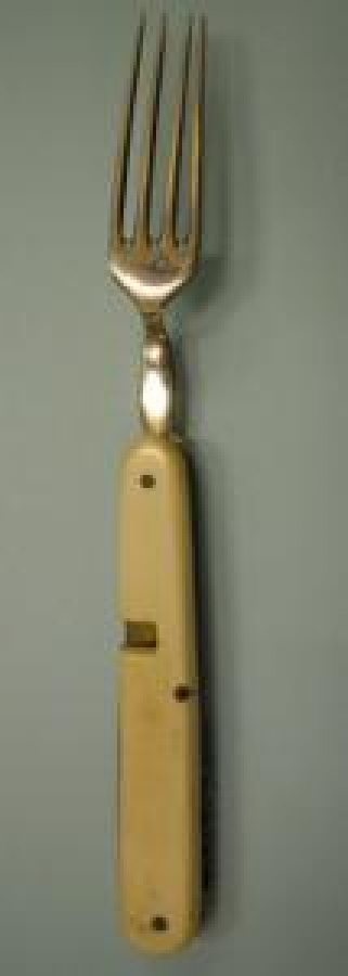 KEMİK METAL ÇATAL TİRBUŞON  ŞEF TADIM ÇATAL