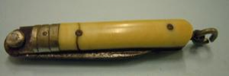 KEMİK SAPLI MİNİ MASKOT ÇAKI