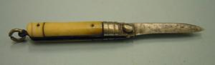 KEMİK SAPLI MİNİ MASKOT ÇAKI