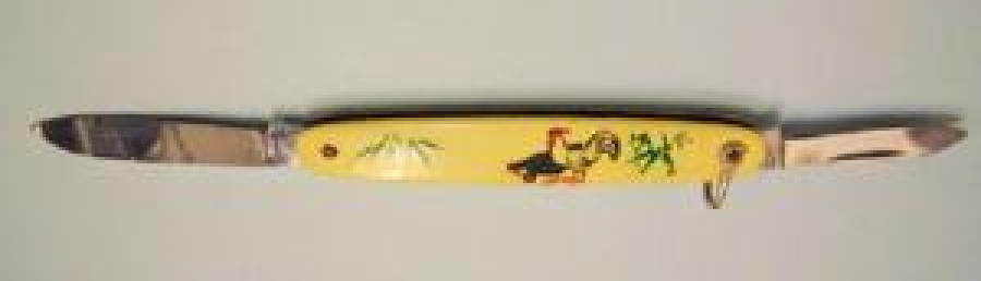 MADE IN CHINA MODEL PASLANMAZ RESİMLİ KAPLAMALI ÇAKI