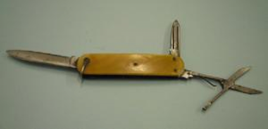 MAKASLI PASLANMAZ ÇELİK GÖVDE KEMİK KAPLAMA ÇAKI 