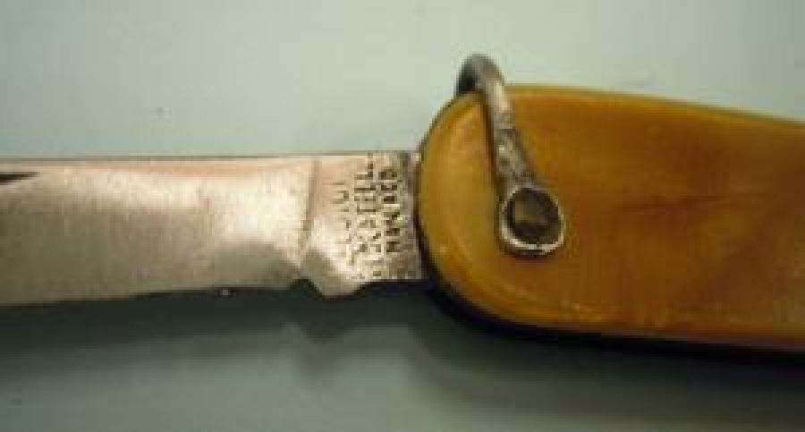 MAKASLI PASLANMAZ ÇELİK GÖVDE KEMİK KAPLAMA ÇAKI 