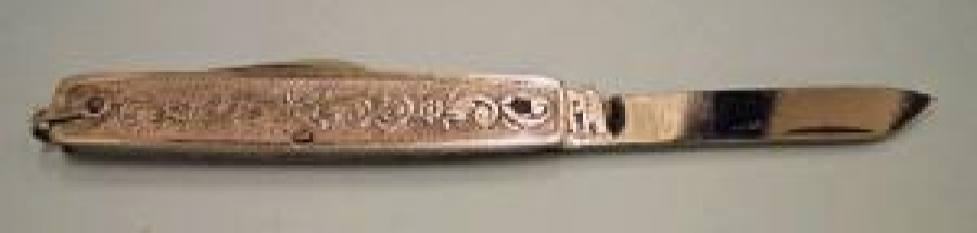 METAL GÖVDE ÇİFT AĞIZLI CELİK BURSA İŞİ ÇAKI