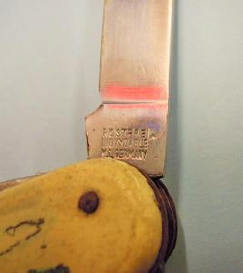 OLAND KEMİK KAPLAMA DESENLİ ALMAN PASLANMAZ ÇELİK ÇOK AMAÇLI ÇAKI 