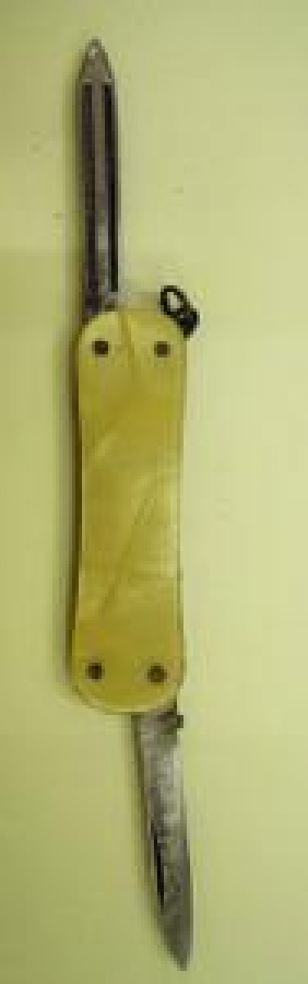 SEDEF KAPLAMA GÖVDE ÇELİK ÇİFT UÇLU PASLANMAZ ÇAKI 