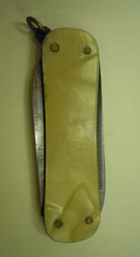 SEDEF KAPLAMA GÖVDE ÇELİK ÇİFT UÇLU PASLANMAZ ÇAKI 