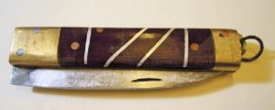 YERLİ FİBER SAP İŞLEMELİ ÇELİK TEK UÇ İNCİ ÇAKI 