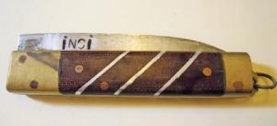 YERLİ FİBER SAP İŞLEMELİ ÇELİK TEK UÇ İNCİ ÇAKI 