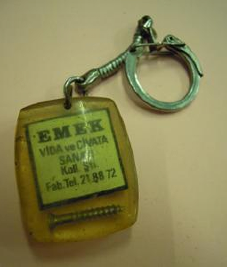 EMEK VİDA VE CİVATA SANAYİ KOLL. ŞTİ FAB. TEL. 21 88 72 ANAHTARLIK 