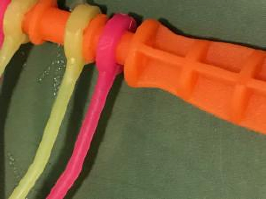 SOKAK EL OYUNU ŞAK ŞAK MASKOT ANAHTARLIK PEMBE SARI TURUNCU 3 RENKLİ 