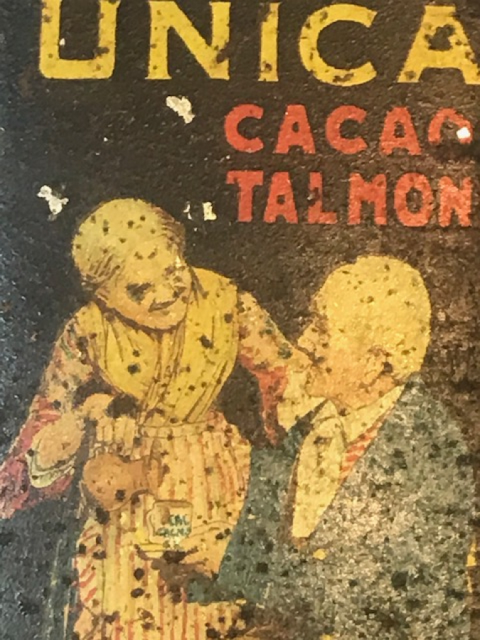 UNICA CACAO TALMONE TENEKE KAHVE KUTUSU 20200 Garaj antik