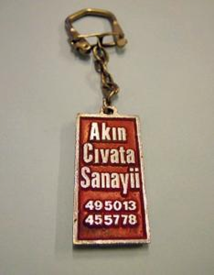 AKIN CIVATA SANAYİ 49 50 13. 45 57 78 ANAHTARLIK 