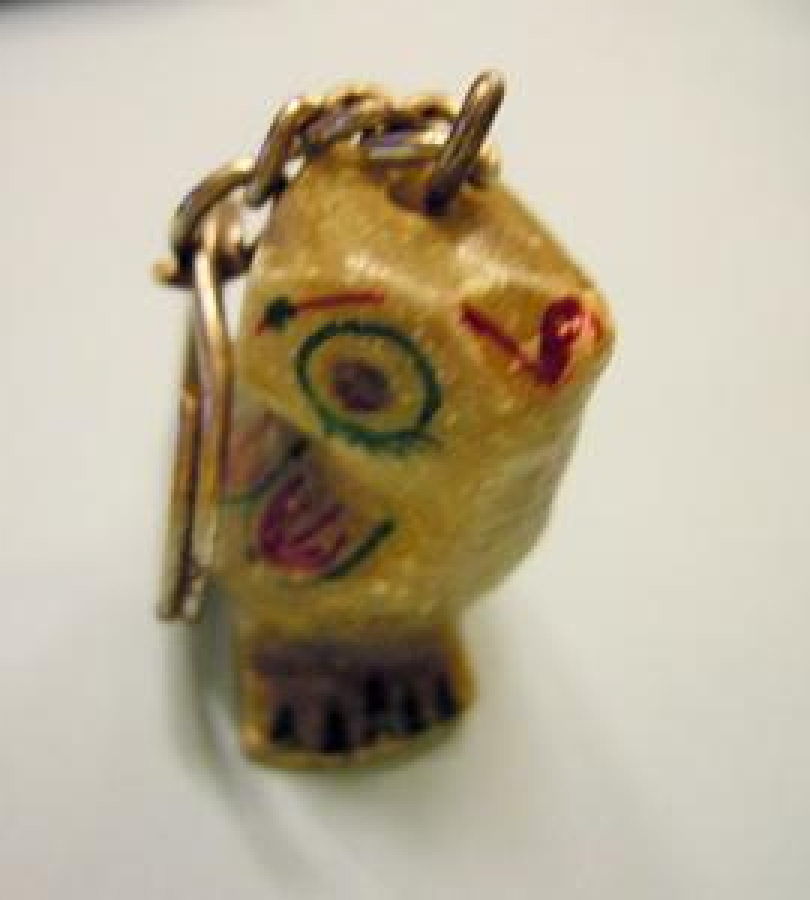 EL İŞİ KUARZ TAŞ BAYKUŞ ANAHTARLIK