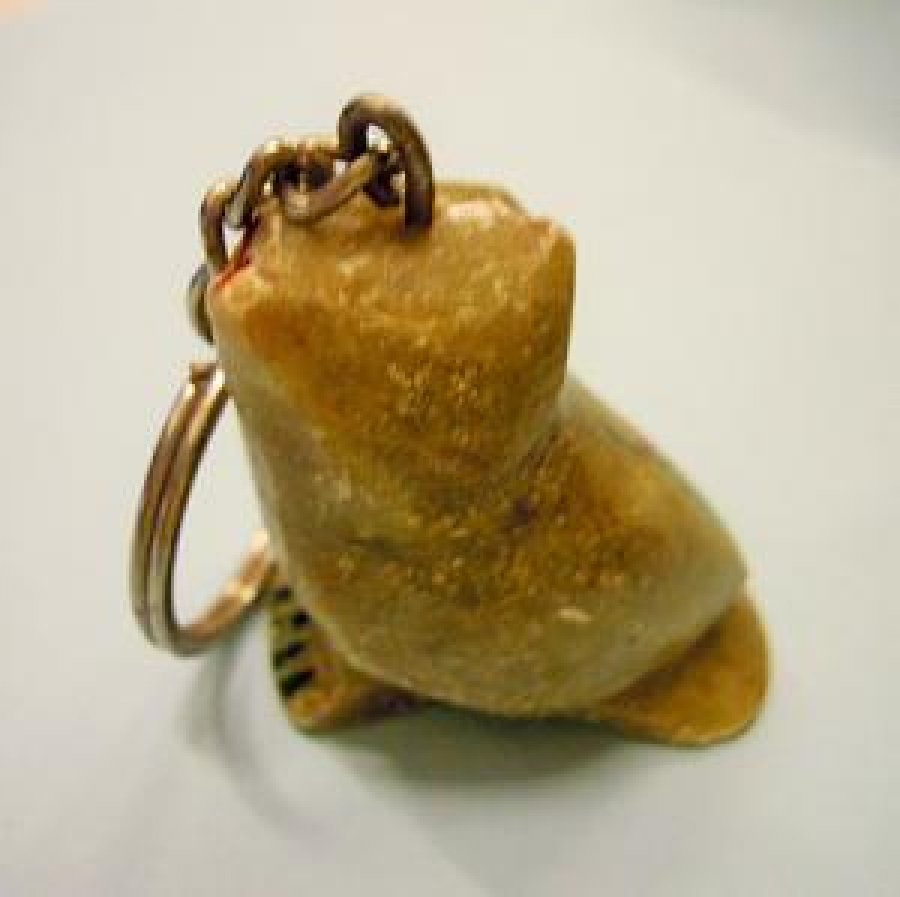 EL İŞİ KUARZ TAŞ BAYKUŞ ANAHTARLIK