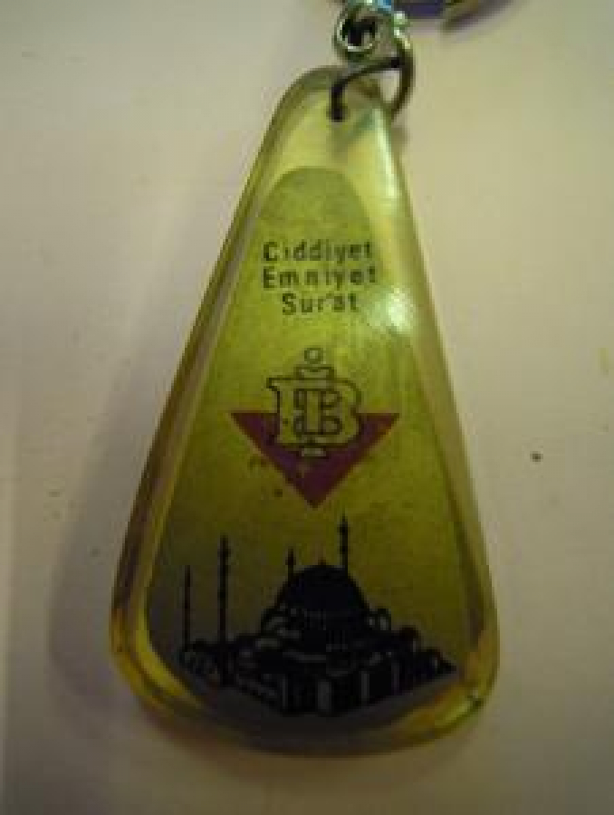 HALKIN HİZMETİNDE İSTANBUL BANKASI CİDDİYET EMNİYET SURAT ANAHTARLIK 