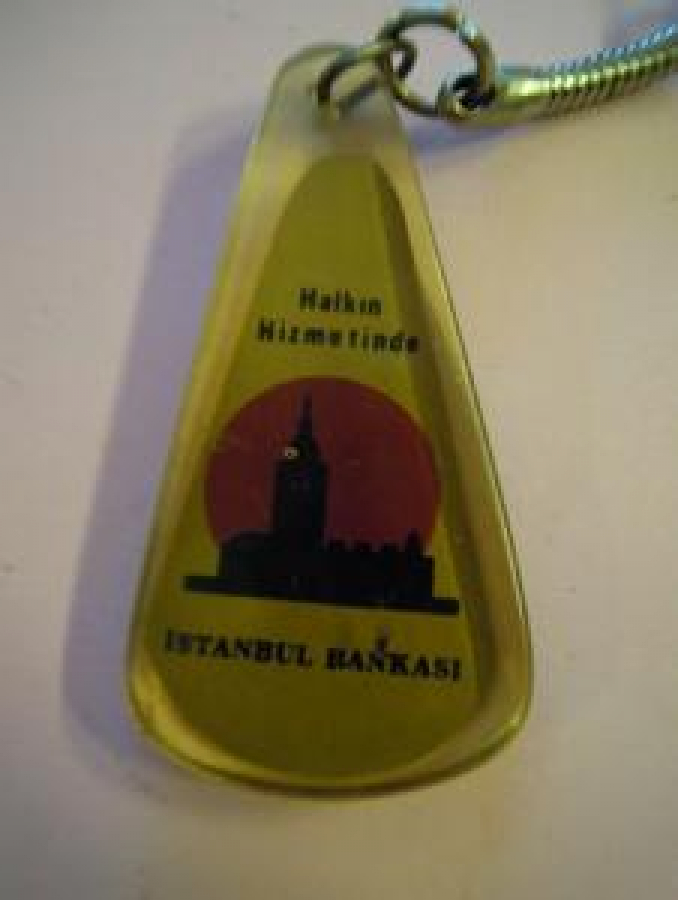 HALKIN HİZMETİNDE İSTANBUL BANKASI CİDDİYET EMNİYET SURAT ANAHTARLIK 