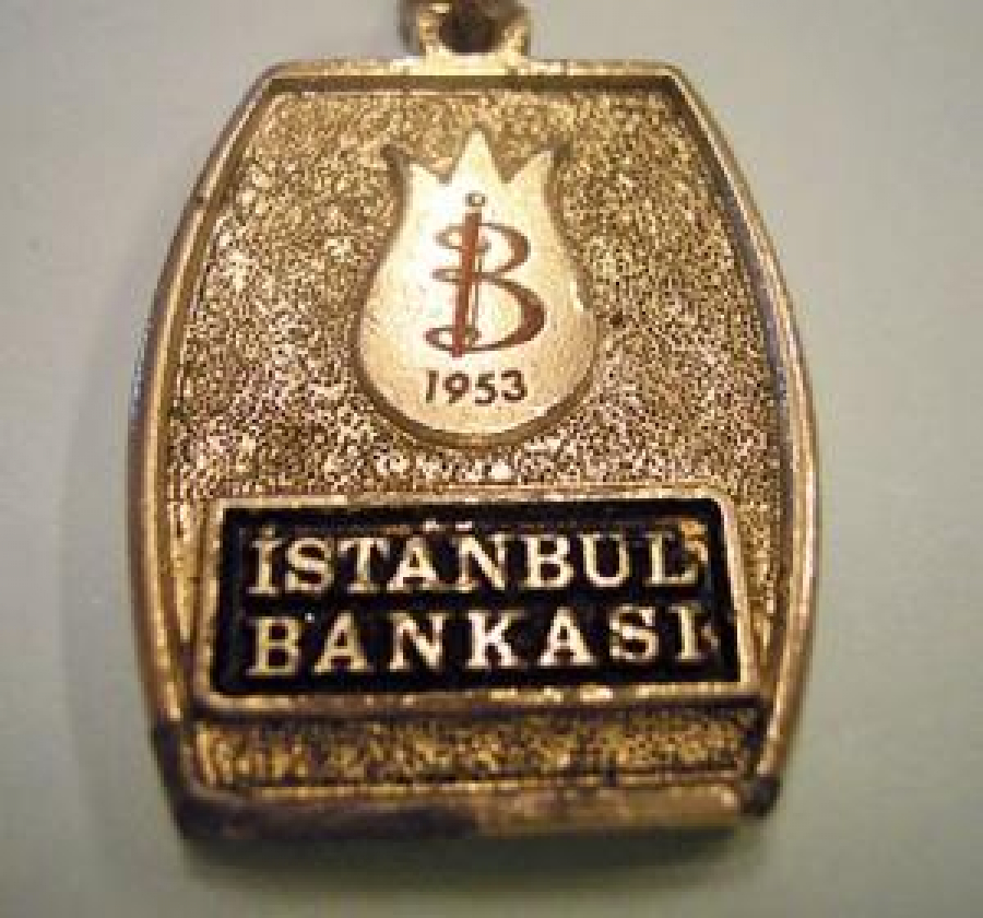 İSTANBUL BANKASI 1953 METAL ANAHTARLIK