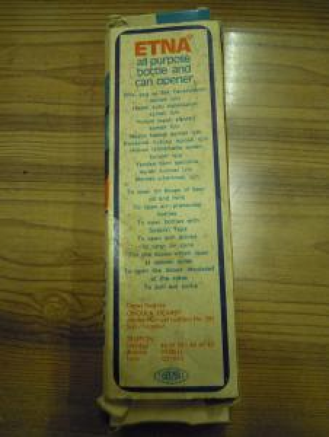 KUTUSUNDA ÇOK MARİFETLİ ETNA AÇACAK KONSERVE MEŞRUBAT 