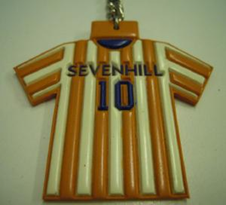 SEVENHILL 10 NUMARALI SPOR FORMA SİLİKON ANAHTARLIK 