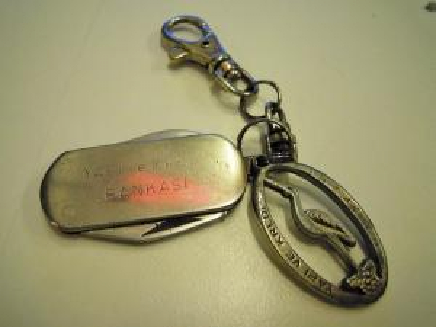 YAPI VE KREDİ BANKASI ANAHTARLIK VE ÇAKI İKİSİ BİR ARADA 