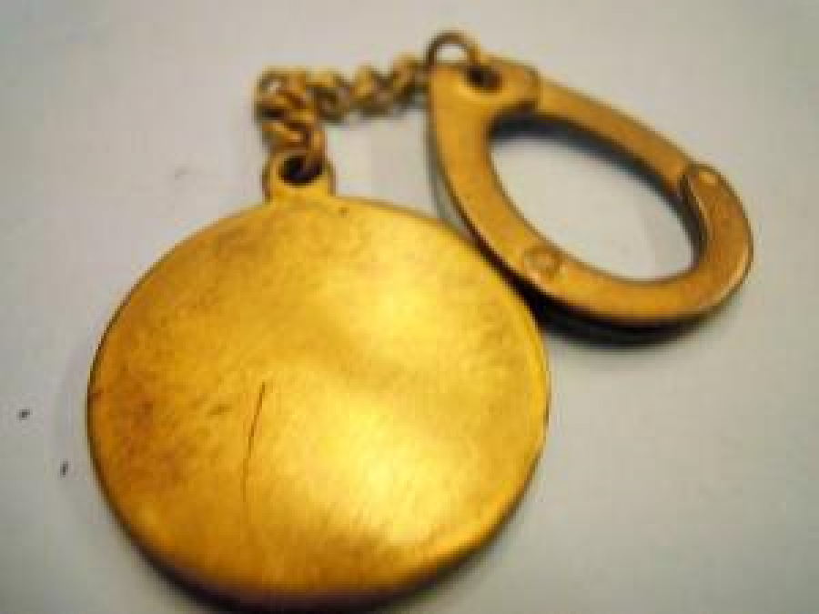 DENİZCİLİK ÇİFT CIPA KROM POLYESTER KARMA ANAHTARLIK 