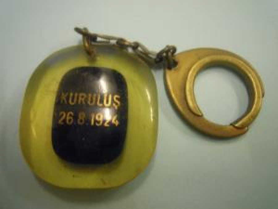 İŞ BANKASI KURULUŞ 26.8.1924 POLİ KARBON ANAHTARLIK 