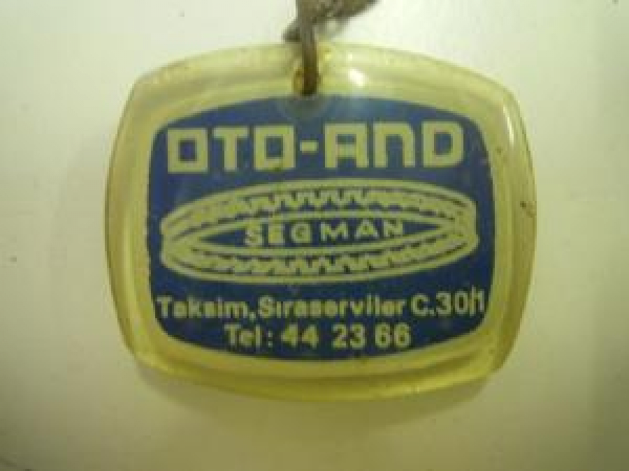 OTO - AND SEGMAN TAKSİM, SIRASERVİLER C.30/1 TEL: 44 23 66 SUPAB ANAHTARLIK 