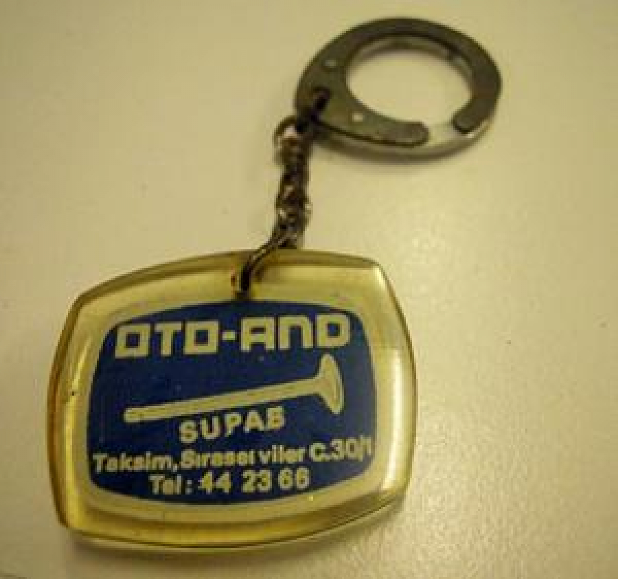 OTO - AND SEGMAN TAKSİM, SIRASERVİLER C.30/1 TEL: 44 23 66 SUPAB ANAHTARLIK 