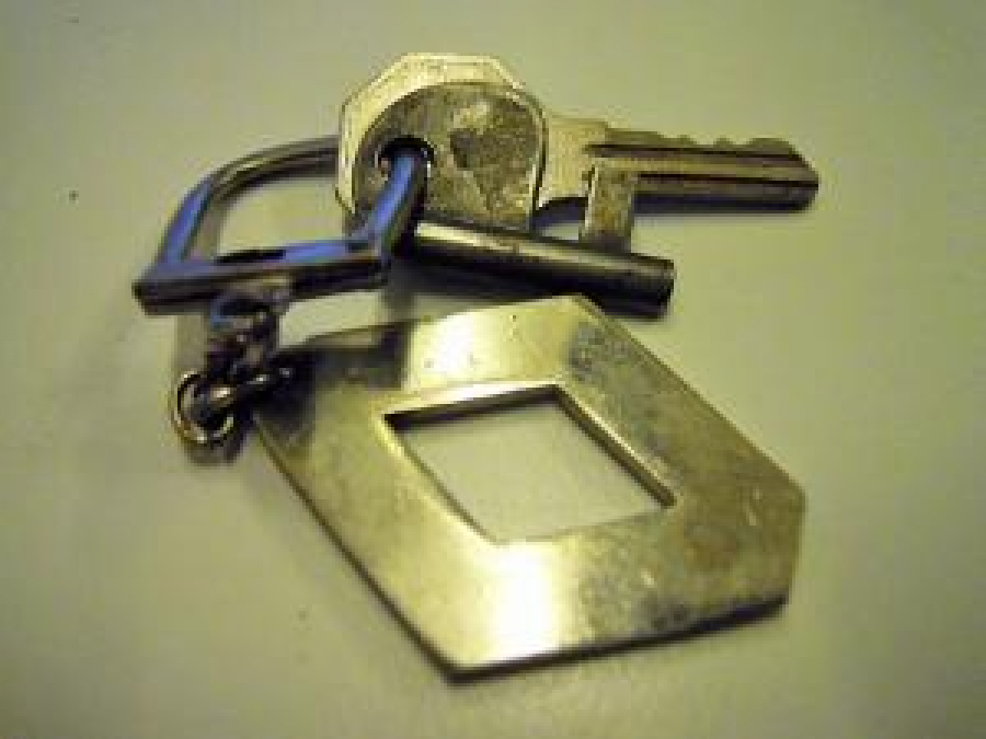 RENO OTO ARMA KROM METAL ANAHTARLIK 2 ADET ANAHTAR ÜZERİNDE 