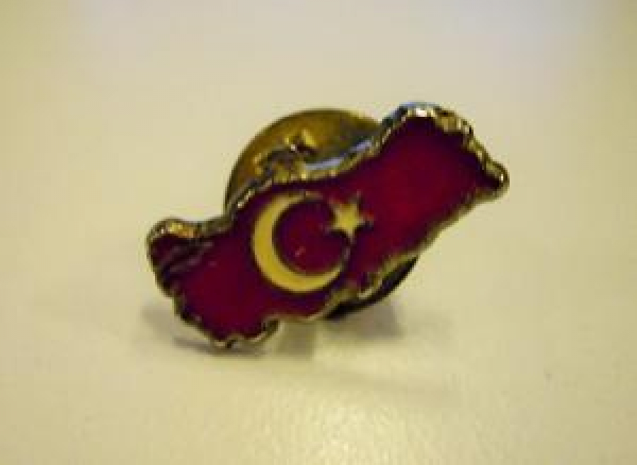 TÜRKİYE HARİTASI BAYRAK ROZET