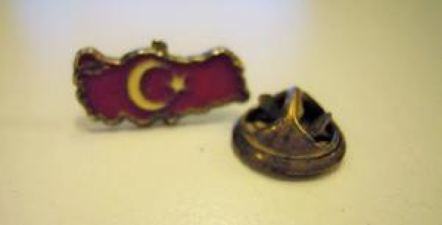 TÜRKİYE HARİTASI BAYRAK ROZET