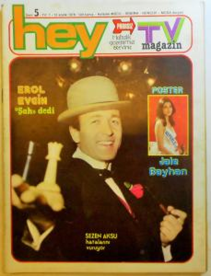 HEY HAFTALIK MAGAZİN DERGİ SAYI 5 13 ARALIK 1976 EROL EVGİN 
