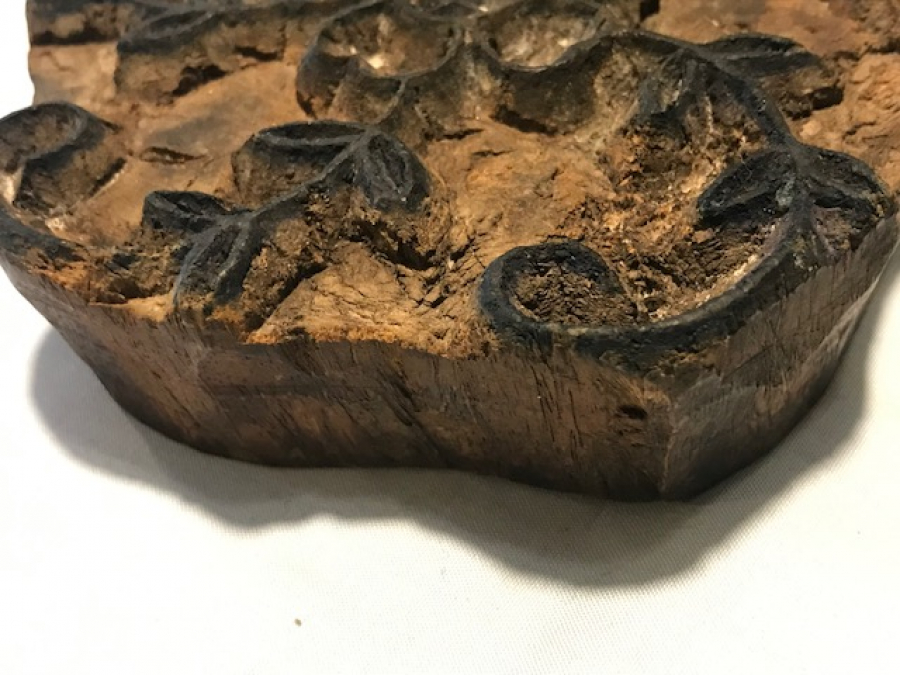 TOKAT YAZMA AHŞAP EL YAPIMI BASKI KALIBI OSMANLI MOTİF 